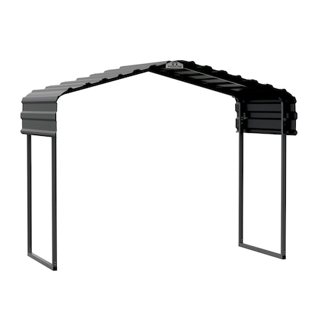 Arrow Storage Products Metal Canopy 10x6x7 ft. Charcoal CPHC100607DS